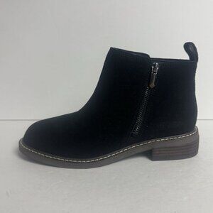 Crown Vintage Womens Gorgie Bootie Black Suede Size 6.5W